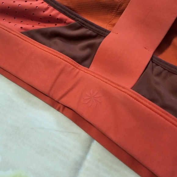Athleta orange/red toned sports bra - Picture 5 of 6